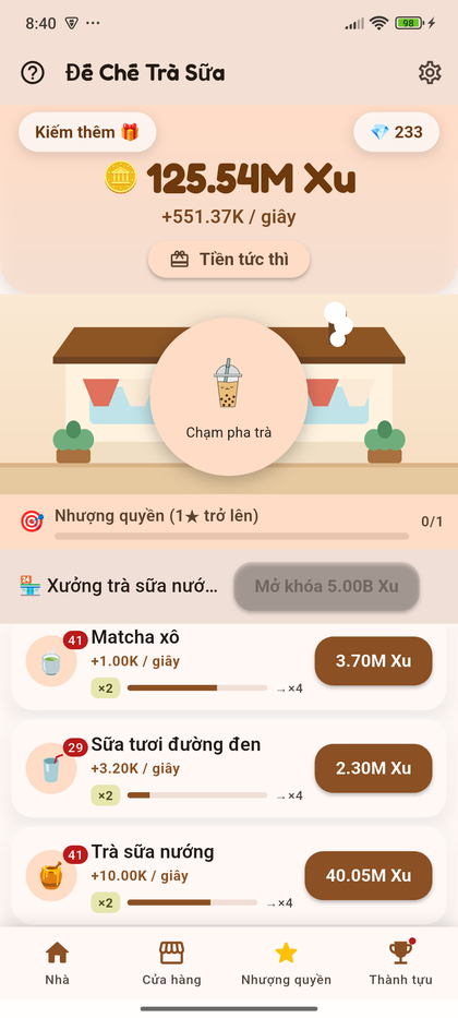 Màn hình chính